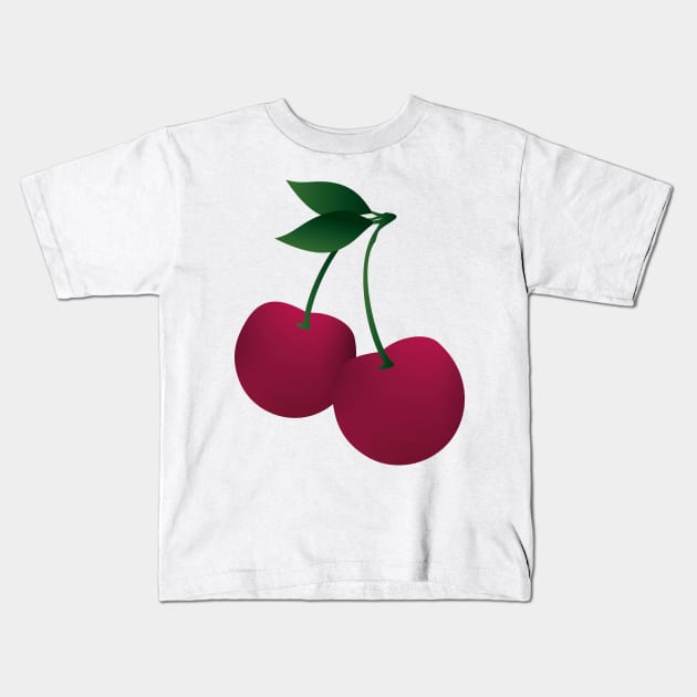 Sweet cherry fruit strawberry gift cherry tree Kids T-Shirt by MrTeee